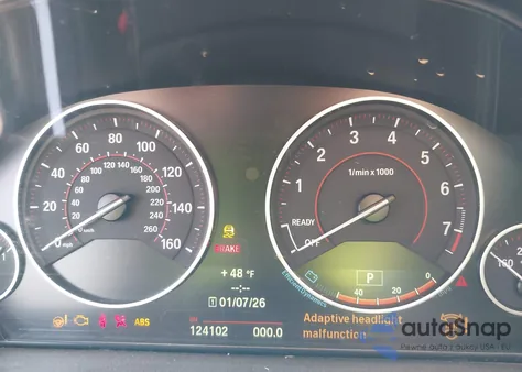 2014 BMW 335I z USA, uszkodzony, nr VIN WBA3A9C57EF477774